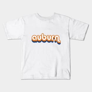 aub retro bubble Kids T-Shirt